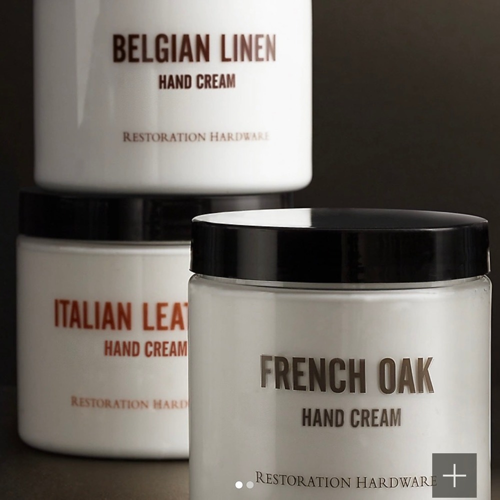 RH HOME RESTORATION HARDWARE Italian Leather Hand Cream Full Size NEW *RESTOCKED